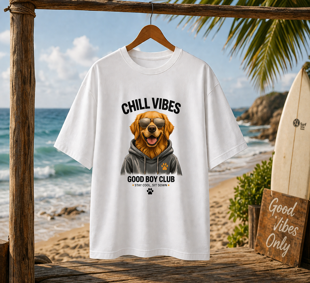 Oversized Dog Graphic T-Shirt – Premium Streetwear for Dog Lovers